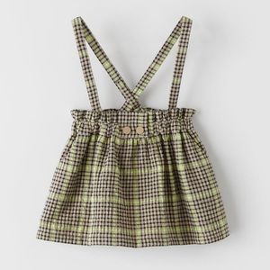 NWT Zara Baby Plaid Skirt 3-4y